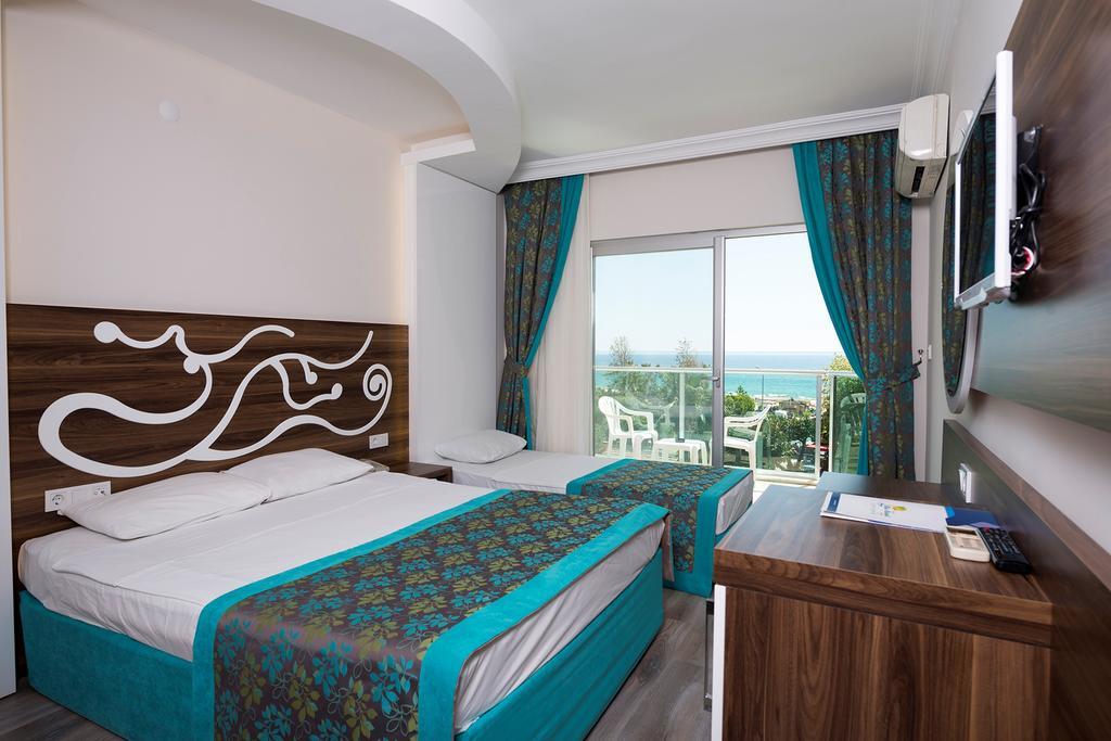 Kleopatra Blue Hawai Hotel ألانيا الغرفة الصورة
